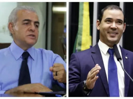 Ex-prefeito de Porto Nacional, Paulo Mourão, e o deputado federal Vicentinho Júnior 