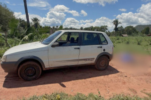 Local do crime onde homem foi morto a tiros na chácara São Benedito, em Babaçulândia.