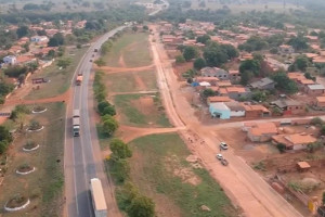 Vista aérea de Rio dos Bois 