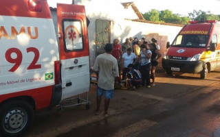 Criança atropelada na porta da escola.