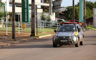 A Polícia Militar continua o trabalho nas ruas em ritmo normal.