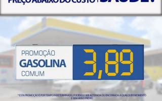 Promoção de combustível para profissionas da Saúde em Araguaína. 