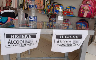 Medidas de higienização adotada em loja de Araguaína . 