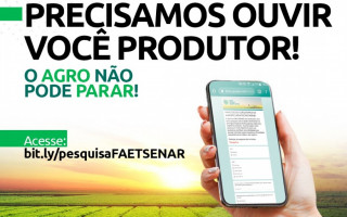 O produtor rural que queira participar, pode acessar o link