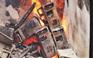 Incêndio destruiu papéis e equipamentos de informática