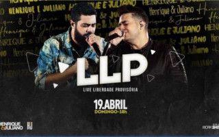 Live da dupla sertaneja acontece dia 19 de abril.