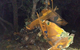 Aeronave foi encontrada no topo de uma serra em Brejinho de Nazaré.