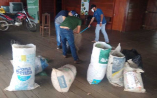 Somente nas duas últimas semanas de abril foram apreendidos no lago 7,5 mil metros