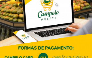 Serviço de compras online do Campelo já está em pleno funcionamento. 