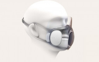 Visor transparente da máscara permite o reconhecimento facial de celulares