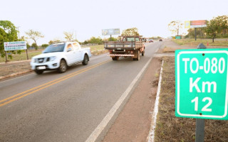 Rodovia TO-080 liga Palmas a Paraíso do Tocantins. 