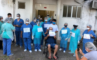 Caminhoneiro Luiz Antônio Carvalho, residente em Santa Catarina