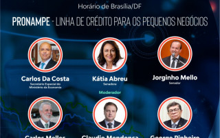 Participantes da live que ocorre às 19h desta quinta-feira, 21. 