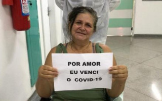  Dona Elda Maria teve alta emocionante no hospital. 