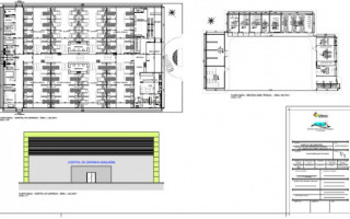Planta baixa do Hospital de Campanha de Araguaína 