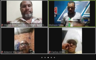 Reunião online com representantes do Patriota em Araguaína. 