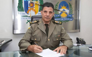 Comandante-geral da PM-TO, Coronel Jaizon Veras Barbosa. 