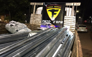 Tendas foram recuperadas em dois bairros de Araguaína. 