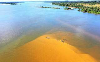 Praia do Garimpinho no município de Araguaína