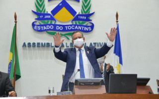 Presidente reeleito da AL,  Antonio Andrade (PTB).