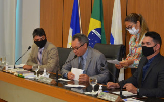 Mesa diretora da Câmara de Palmas