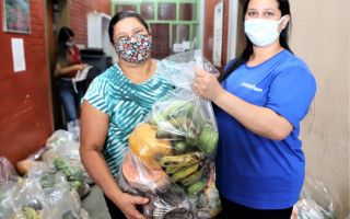Foram 1.905 cestas verdes que beneficiaram famílias e profissionais liberais 