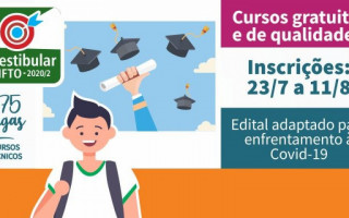 As inscrições iniciam nesta quinta-feira (23) e seguem até 11 de agosto.