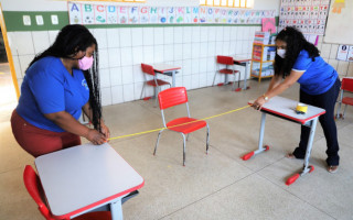 Unidades estão adaptando os espaços para receber os alunos