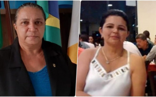 (esq) Vereadora Irene Rodrigues e Raimunda Leite, candidatas ao mandato tampão da prefeitura de Araguanã