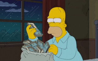Internautas lembraram quando uma pasta com notas R$ 200 é oferecida a Homer