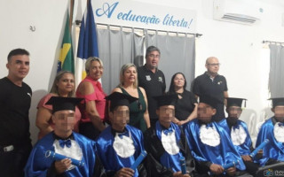 Formatura do Ensino Médio dentro da Cadeia de Tocantinópolis dos aprovados na UFT.