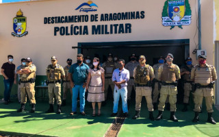 Destacamento da PM em Aragominas 