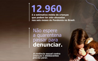 A violência sexual acomete silenciosamente crianças e adolescentes em seus lares, sendo agravada pelo distanciamento social 