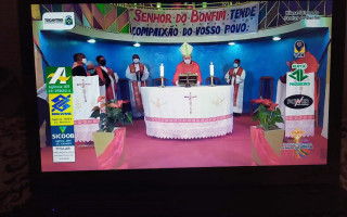 Missa campal no Distrito de Bonfim foi substituída por transmissão ao vivo.