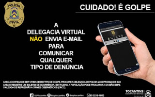 Polícia alerta para os riscos do golpe que está sendo aplicado por criminosos.