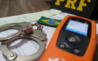 A PRF registrou quatro ocorrências por embriaguez ao volante somente neste domingo, 23.