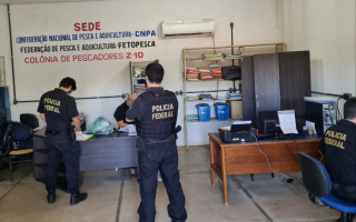 Aproximadamente 85 Policiais Federais cumprem 19 Mandados de busca e apreensão em Palmas.