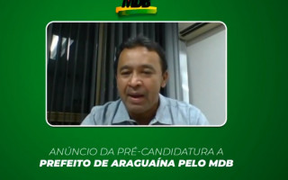 Elenil é oficializado como pré-candidato a prefeito de Araguaína. 