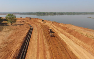 A obra da Via Lago será inaugurada em novembro.