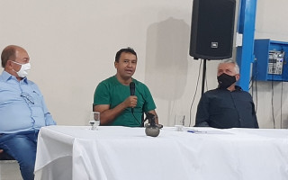 Coletiva para anúncio do pré-candidato a vice, Cabral Gonçalves.