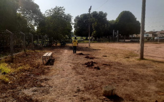 Campo Beira Cimba foi destruído na manhã desta quarta-feira, 23.