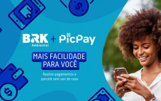Aplicativo permite o pagamento das contas de água e esgoto à vista ou parceladas no cartão de crédito