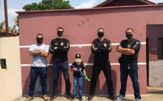 O pequeno Davi, que é um fã da Polícia Civil, teve a possibilidade de ser um policial mirim por um dia.