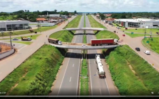 Rotatória sobre a BR-53 em Araguaína 