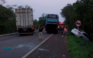 Acidente aconteceu na BR-153 entre Paraíso e Barrolândia.