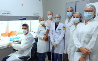 Saúde finaliza estrutura e treina equipe para inicio das análises no Lacen/TO de Araguaína.
