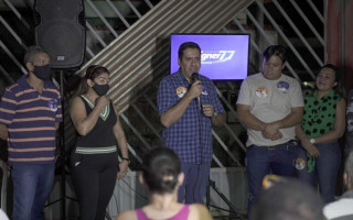 O candidato ainda citou que a sua união com Wagner tem como referência a gestão do prefeito Ronaldo Dimas (Podemos).