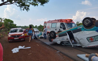 Capotamento ocorreu entre Palmas e Paraíso do Tocantins.