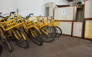 Bicicletas que serão leiloadas pelos Correios 