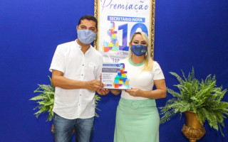 O prêmio foi entregue pelo Conselho das Secretarias Municipais de Saúde do Estado do Tocantins (COSEMS – TO).